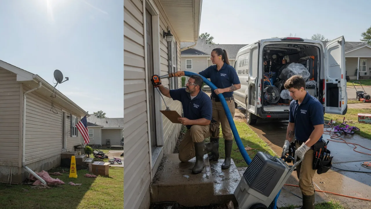 Ceiling Water Damage Restoration in Saltillo, PA near me